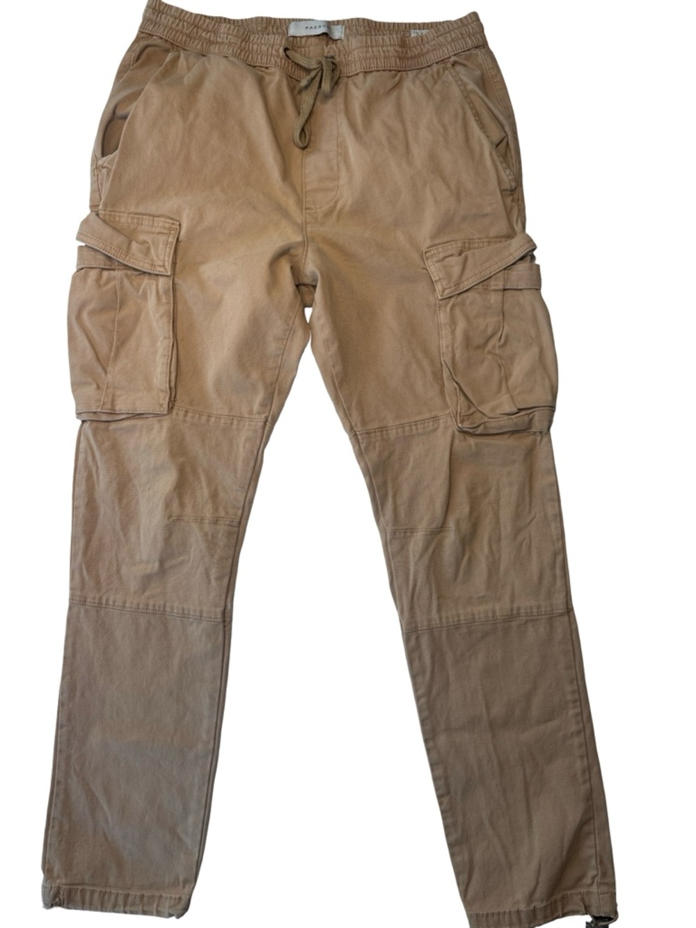 PacSun Men's Cargo Pants in Khaki